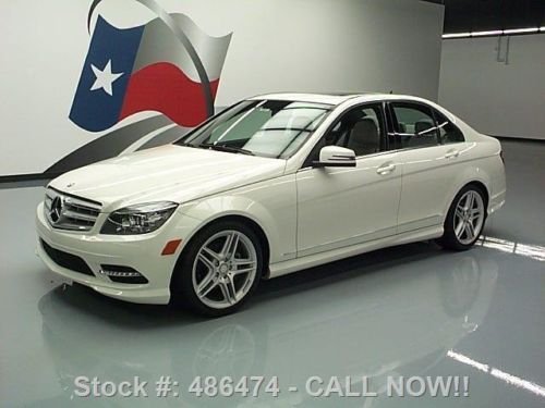 2011 mercedes-benz c300 sport sedan nav sunroof 25k mi texas direct auto