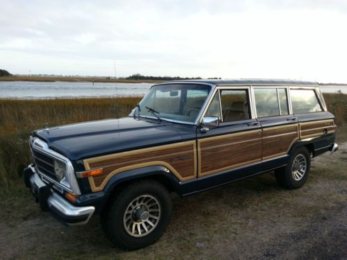 1988 jeep grand wagoneer spinnaker blue