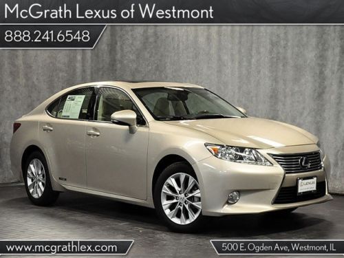 2013 es300h hybrid navigation nuluxe seating lexus certified