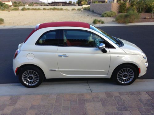 2012 fiat 500 c lounge convertible - jlo edition - made famous in tv commercial