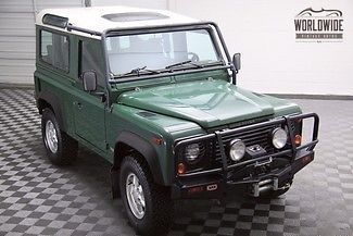 1995 land rover defender d90 wagon rare 5 speed ac! 4x4