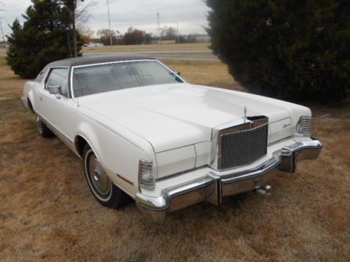 1974 lincoln mkiv one owner since new 51k miles very nice car