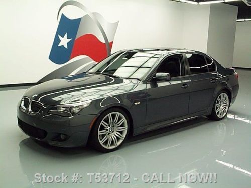 2008 bmw 550i premium sport auto sunroof nav hud 72k mi texas direct auto