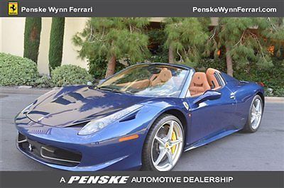 2013 ferrari 458 spider tdf-couio penske wynn ferrari maserati 702-770-2000