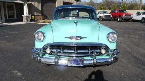 One Owner 1953 Chevrolet Belair 2 Door Sedan Completely Restored Blue Flame Six, US $32,995.00, image 4