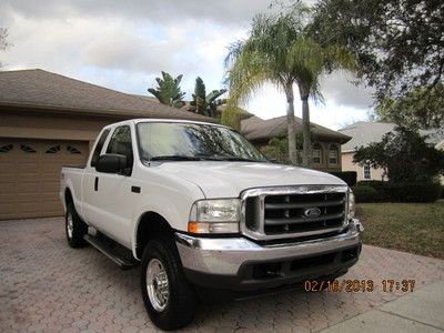 Ford f-250 xlt super duty supercab 4x4 fx4 1 fl owner only 42k miles immaculate!