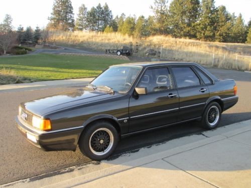 1986 Audi 4000 Quattro CS Sedan 4-Door 2.2L, image 5
