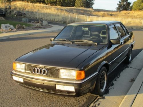 1986 Audi 4000 Quattro CS Sedan 4-Door 2.2L, image 11