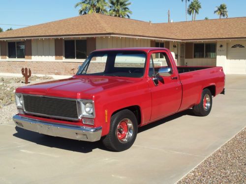 Classic 1974 c10 pickup truck - new interior! - long bed - daily driver - az