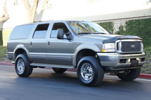 Excursion limited+ leather 7.3l powerstroke diesel 4x4 ~ new tires ~ very clean