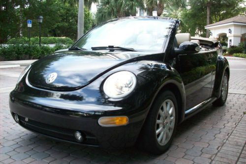 2004 volkswagen beetle gls convertible 2-door 2.0l