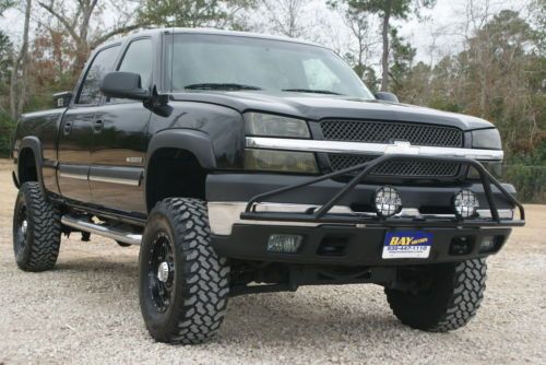 Lifted chevy 2500 4x4 6.0 liter crew cab xd wheels toolbox sound system sweet!!