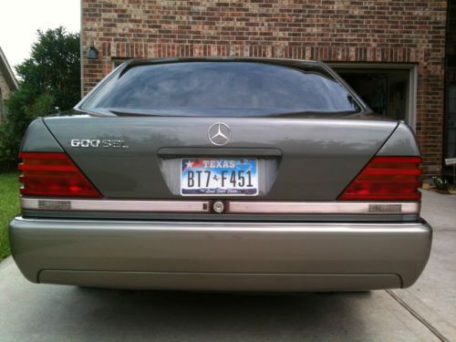 1992 Mercedes-Benz 600SEL Base Sedan 4-Door 6.0L Exc Cond New Michelins No Resrv, image 6