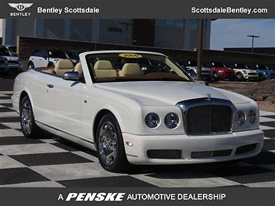 2009 bentley azure conv only 7k mls chrome wheels park assist with camera&#039;s