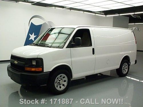 2011 chevy express 1500 cargo van v6 cd audio 27k miles texas direct auto