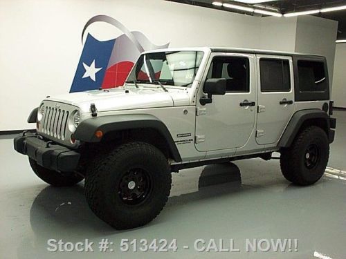 2011 jeep wrangler unltd sport 4x4 4dr hardtop auto 48k texas direct auto