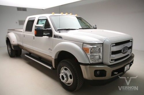 2013 drw king ranch crew 4x4 fx4 navigation sunroof leather heated diesel