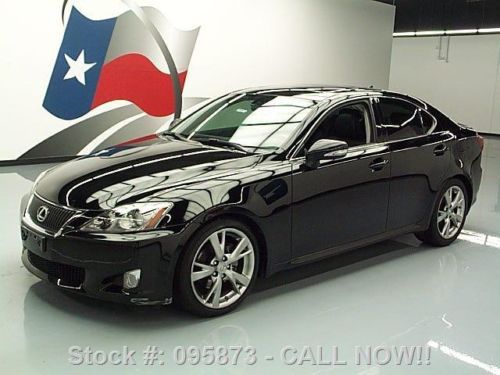 2009 lexus is250 sedan auto sunroof vent seats 57k mi texas direct auto