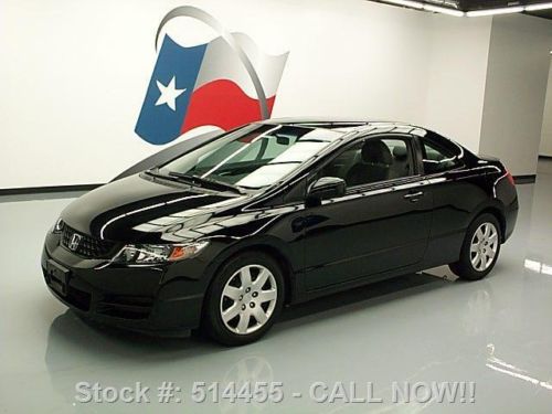 2010 honda civic lx coupe automatic cruise control 61k! texas direct auto