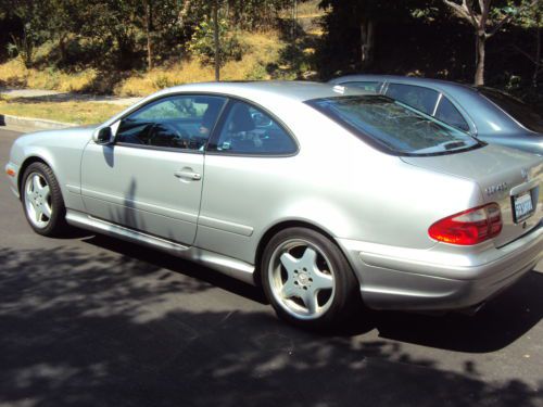 Silver benz clk 430 2001