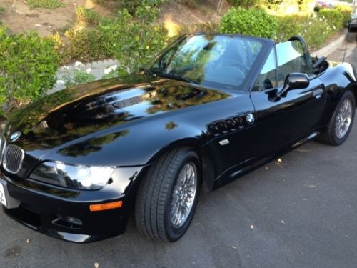 Gorgeous bmw z3 roadster black/black