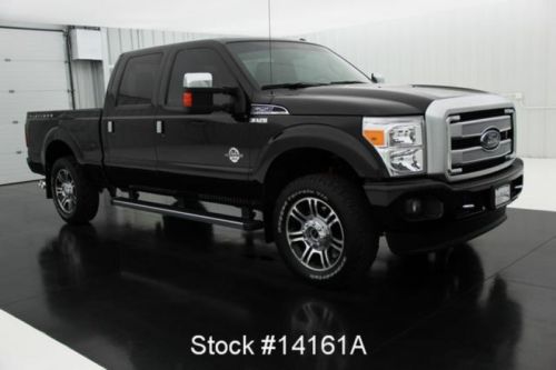 13 platium 6.7 v8 diesel crew cab super duty 4x4 navigation remote start sunroof