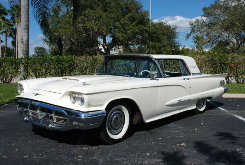 1960 ford thunderbird w/factory sun roof and 390 v8