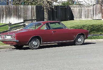 Low miles 1967 chevrolet corvair 4-spd coupe