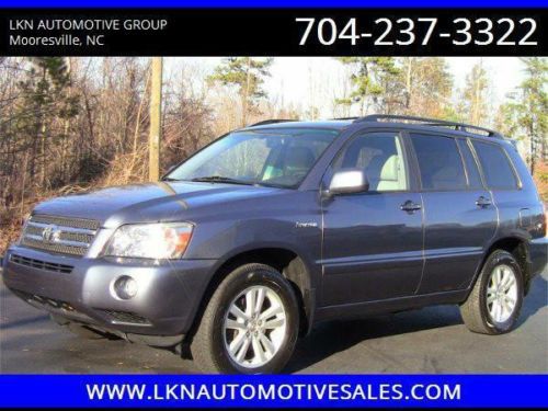 2006 toyota highlander hybrid limited - loaded, awd, nav, 3rd row