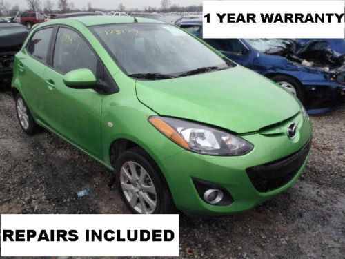 2011 mazda mazda2 (1 year warranty ) green hatchback automatic hb 4d door 2 4