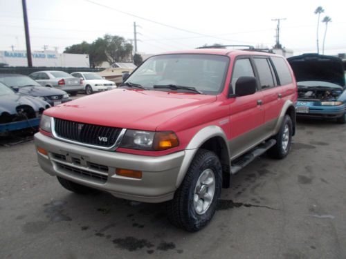 1998 mitsubishi montero, no reserve