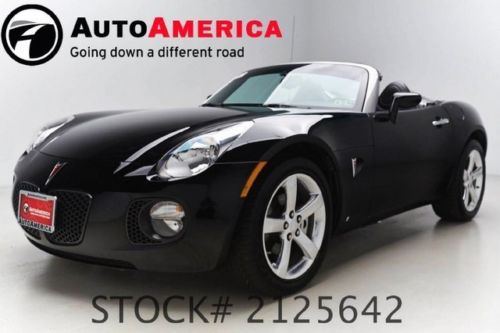 8k 0ne 1 owner low miles 2008 pontiac solstice gxp convertible leather turbo cd