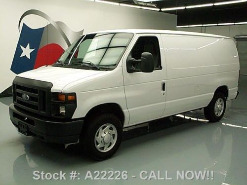 2013 ford e-150 cargo van v8 partition pwr group 27k mi texas direct auto