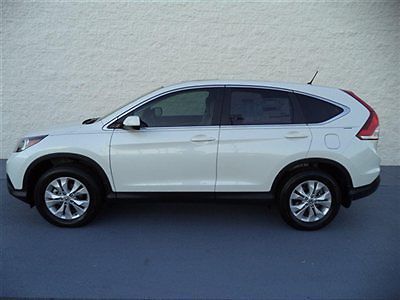 Honda cr-v ex 4x4 new 4 dr suv gasoline 2.4l l4 mpi dohc 16v white diamond pearl