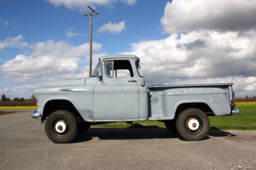 1957 Chevrolet NAPCO Stepside Pickup, Big Window, Short Bed, 1/2 Ton,1955,1956, image 2