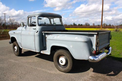 1957 Chevrolet NAPCO Stepside Pickup, Big Window, Short Bed, 1/2 Ton,1955,1956, image 3