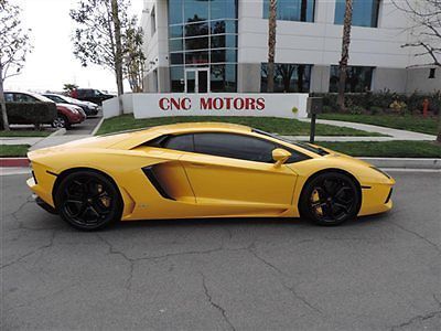 2012 lamborghini aventador coupe lp-700-4 lp700 4 lp 700-4 / 4 in stock / giallo