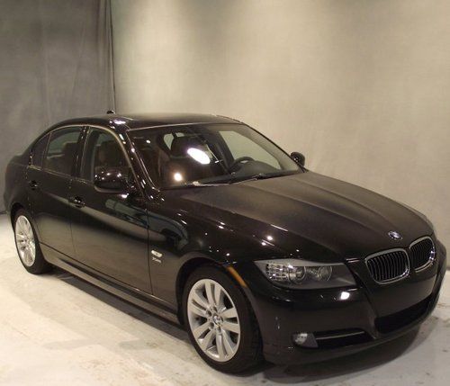 2009 09 bmw 335i xdrive sedan black/brown auto awd 74k miles 1owner clean carfax