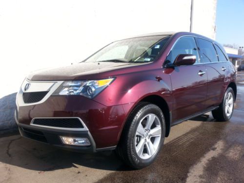 11 mdx navigation all wheel drive leather heated seats sunroof bluetooth alloys