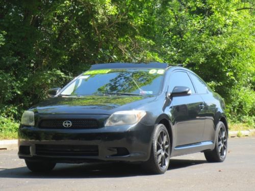 2008 scion tc! no reserve! 5-speed manual! sunroof! free carfax custom gas saver