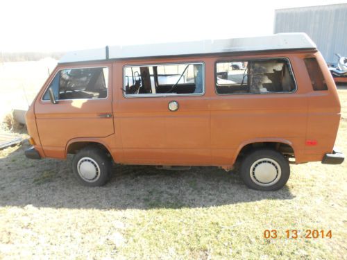 1984 volkswagen vanagon  camper van vw