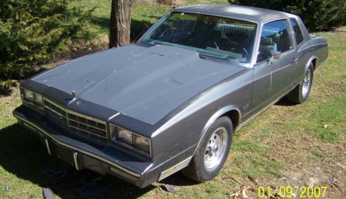 1985 chevrolet monte carlo base coupe 2-door 5.0l a/t a/c power tilt unmolested