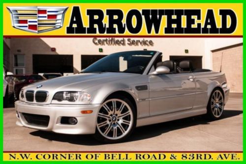 2006 titanium silver convertible m3 46244 miles manual clean car fax