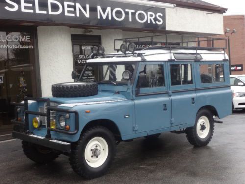 *** 1984 land rover defender series 109 wagon diesel * left side drive ***