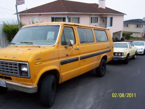 1980 ford e-350 15 passenger van, extended 1-ton