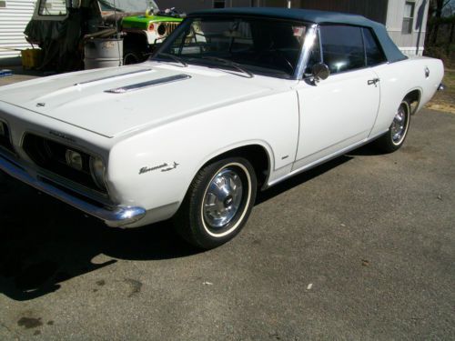 1967 barracuda convertible restored