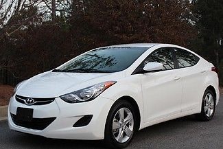 2013 hyundai elantra gls sedan 4-door 1.8l white automatic clean carfax