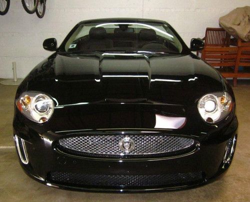 2010 jaguar xk 2dr convertible triple black