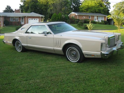 1978 lincoln mark v cartier designer series-moonroof- all original-76k miles