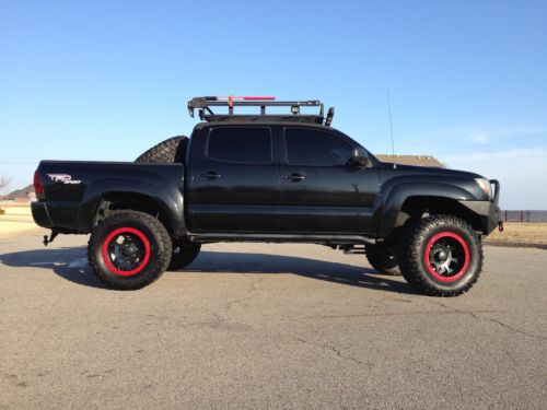 Toyota tacoma 4x4 sport doublecab armor/winch/led bar 4x4 6&#034; fabtech lift